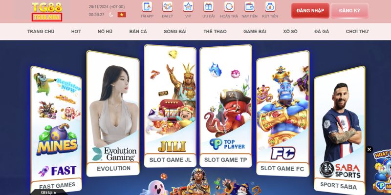 top game nổi bật tại casino TG888